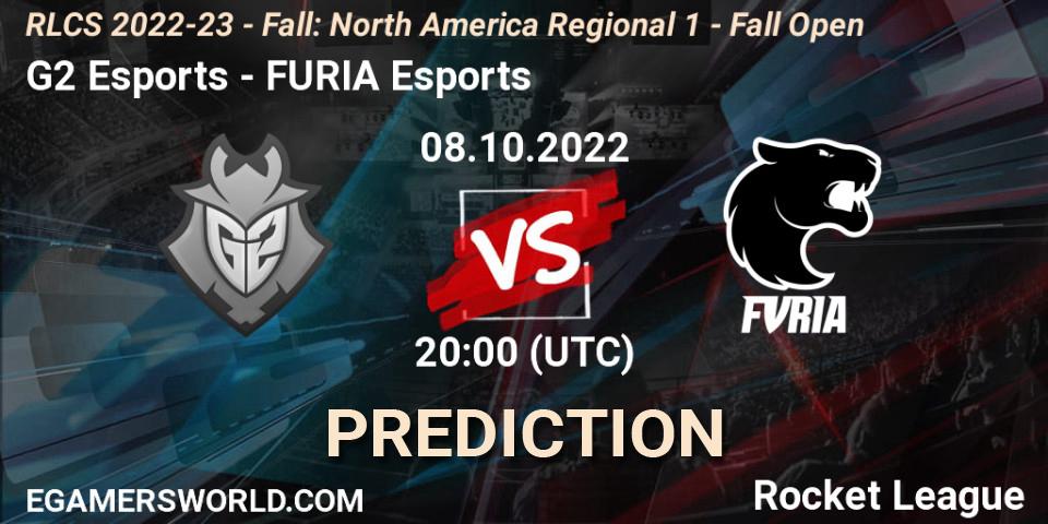 G2 Esports - FURIA Esports: прогноз. 08.10.2022 at 19:45, Rocket League, RLCS 2022-23 - Fall: North America Regional 1 - Fall Open