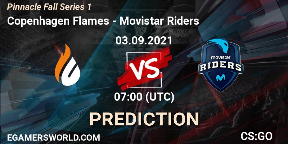Copenhagen Flames - Movistar Riders: прогноз. 03.09.21, CS2 (CS:GO), Pinnacle Fall Series #1