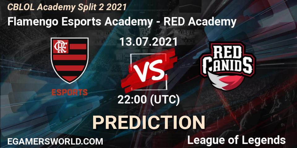 Flamengo Esports Academy - RED Academy: прогноз. 13.07.2021 at 22:15, LoL, CBLOL Academy Split 2 2021