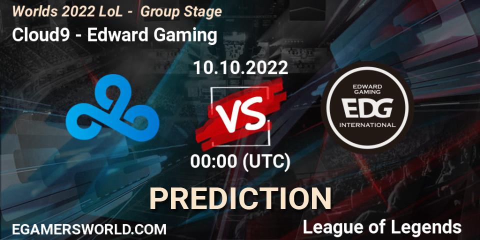 Cloud9 - Edward Gaming: прогноз. 13.10.2022 at 21:00, LoL, Worlds 2022 LoL - Group Stage