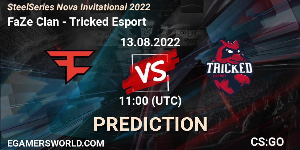 FaZe Clan - Tricked Esport: прогноз. 13.08.2022 at 11:20, Counter-Strike (CS2), SteelSeries Nova Invitational 2022