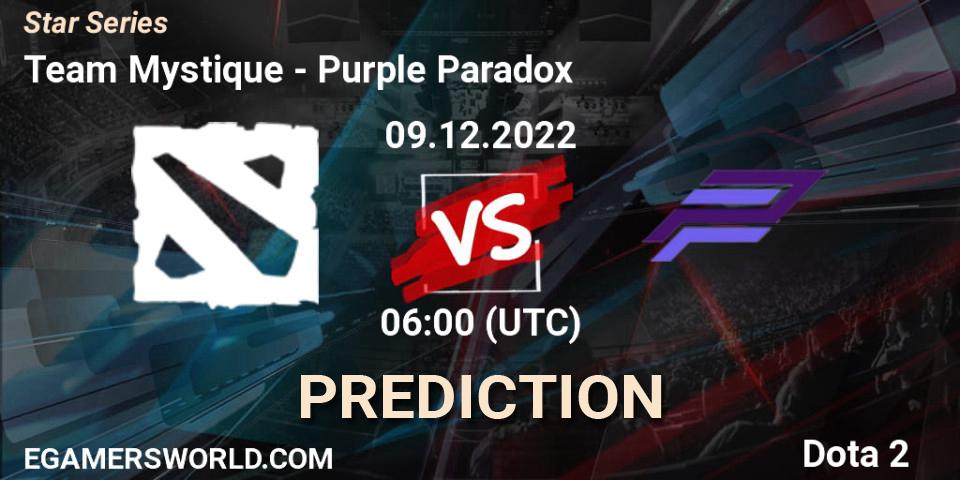 Team Mystique - Purple Paradox: прогноз. 09.12.22, Dota 2, Star Series