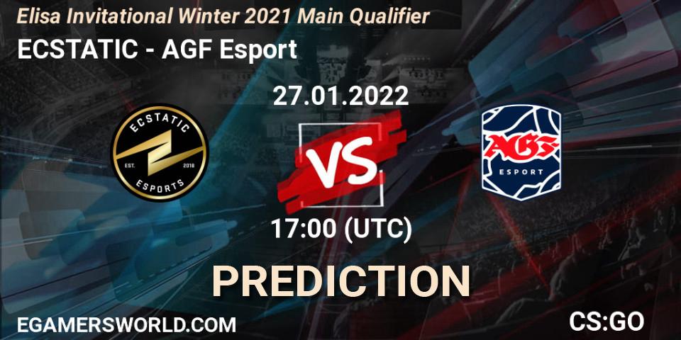 ECSTATIC - AGF Esport: прогноз. 27.01.2022 at 17:00, Counter-Strike (CS2), Elisa Invitational Winter 2021 Main Qualifier