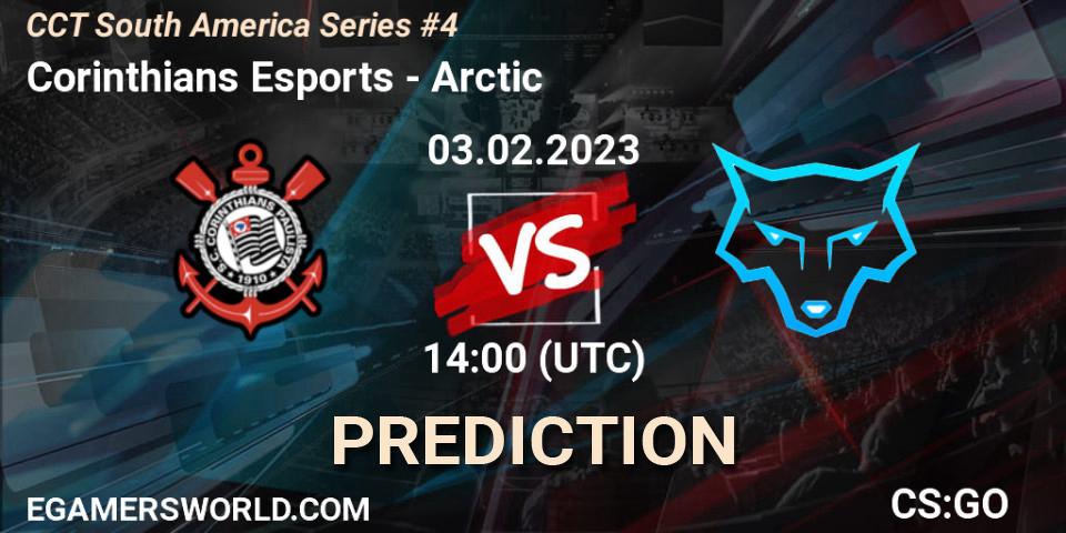 Corinthians Esports - Arctic: прогноз. 03.02.2023 at 14:00, Counter-Strike (CS2), CCT South America Series #4