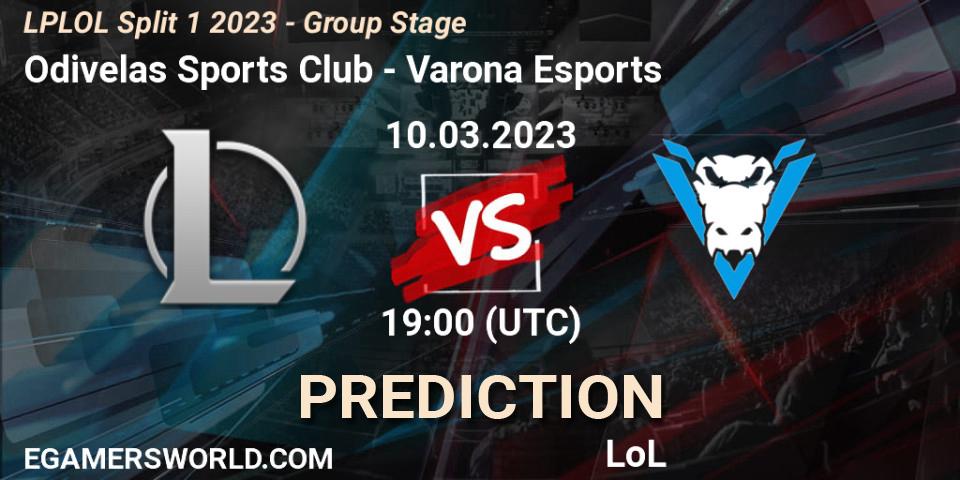 Odivelas Sports Club - Varona Esports: прогноз. 10.03.2023 at 19:00, LoL, LPLOL Split 1 2023 - Group Stage