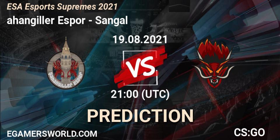 Şahangiller Espor - Sangal: прогноз. 20.08.2021 at 15:20, Counter-Strike (CS2), ESA Esports Supremes 2021