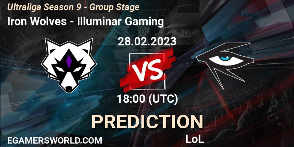 Iron Wolves - Illuminar Gaming: прогноз. 28.02.2023 at 18:00, LoL, Ultraliga Season 9 - Group Stage