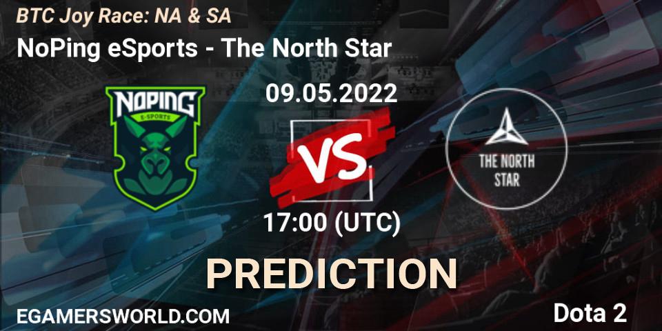 NoPing eSports - The North Star: прогноз. 09.05.2022 at 17:05, Dota 2, BTC Joy Race: NA & SA