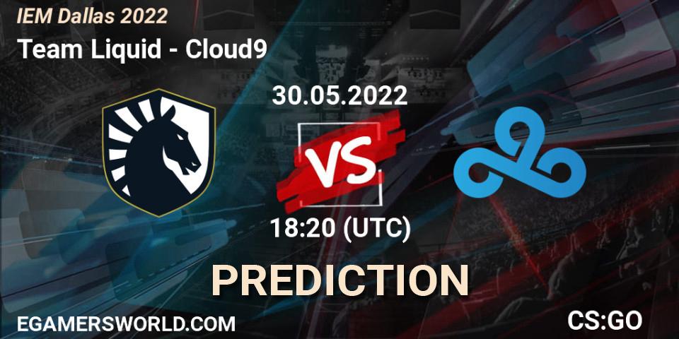 Team Liquid - Cloud9: прогноз. 30.05.2022 at 18:45, Counter-Strike (CS2), IEM Dallas 2022