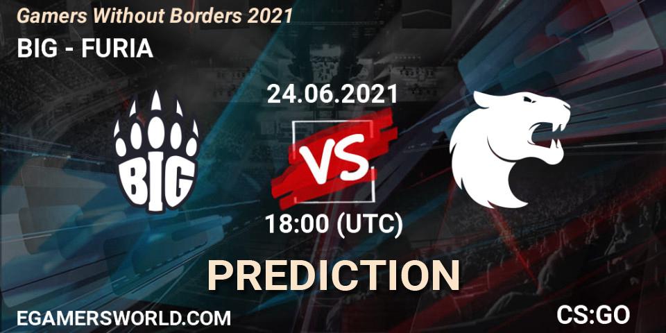 BIG - FURIA: прогноз. 24.06.2021 at 19:05, Counter-Strike (CS2), Gamers Without Borders 2021
