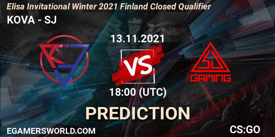 KOVA - SJ: прогноз. 13.11.21, CS2 (CS:GO), Elisa Invitational Winter 2021 Finland Closed Qualifier
