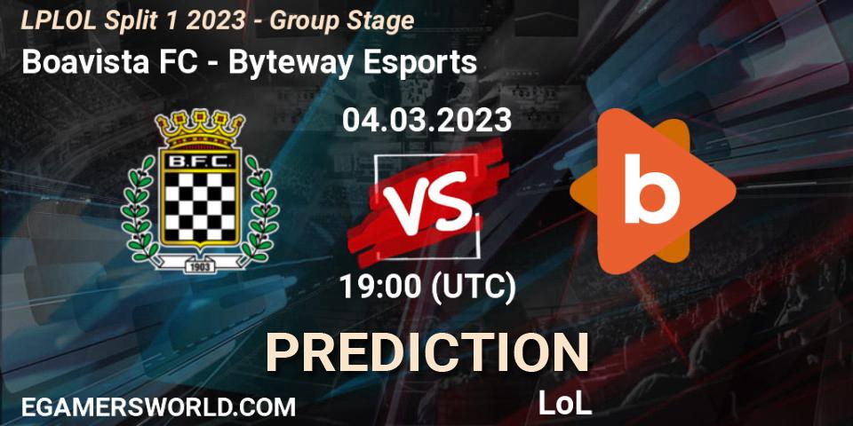 Boavista FC - Byteway Esports: прогноз. 09.02.23, LoL, LPLOL Split 1 2023 - Group Stage