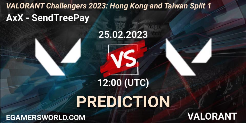 AxX - SendTreePay: прогноз. 25.02.2023 at 10:00, VALORANT, VALORANT Challengers 2023: Hong Kong and Taiwan Split 1