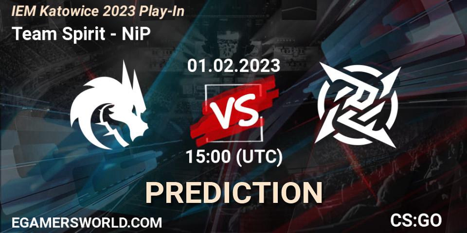 Team Spirit - NiP: прогноз. 01.02.23, CS2 (CS:GO), IEM Katowice 2023 Play-In
