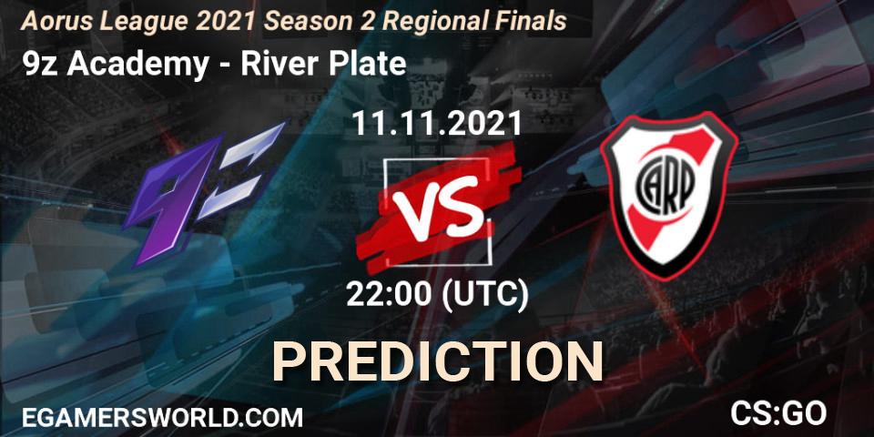 9z Academy - River Plate: прогноз. 11.11.2021 at 22:00, Counter-Strike (CS2), Aorus League 2021 Season 2 Regional Finals