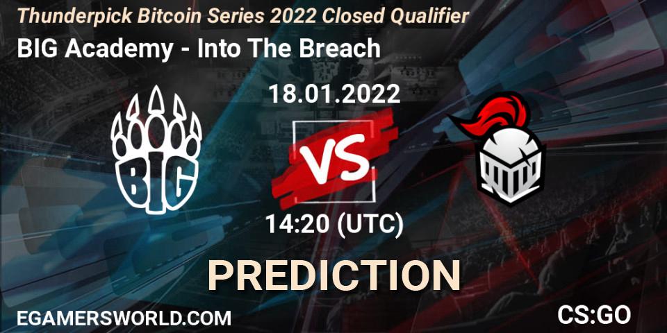 BIG Academy - Into The Breach: прогноз. 18.01.22, CS2 (CS:GO), Thunderpick Bitcoin Series 2022 Closed Qualifier