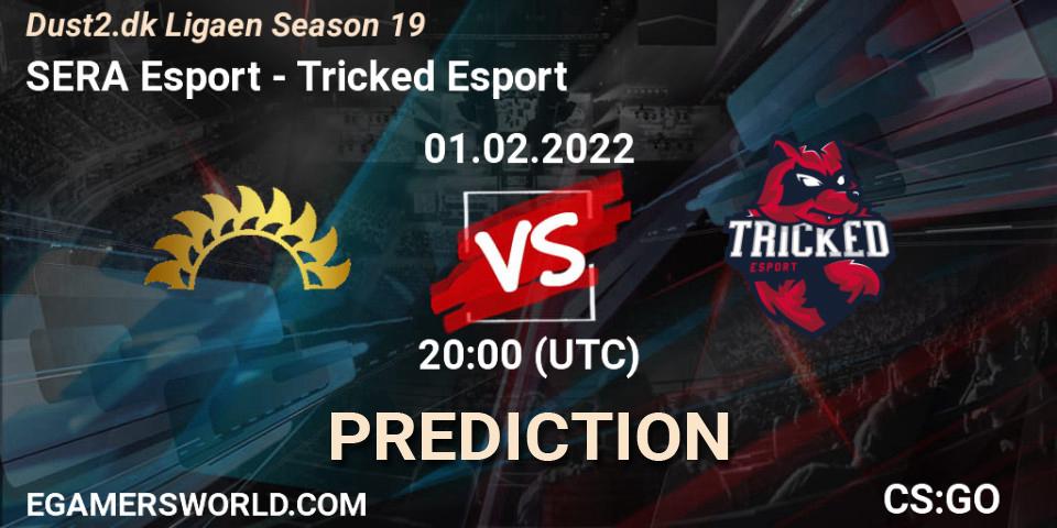 SERA Esport - Tricked Esport: прогноз. 01.02.2022 at 20:00, Counter-Strike (CS2), Dust2.dk Ligaen Season 19