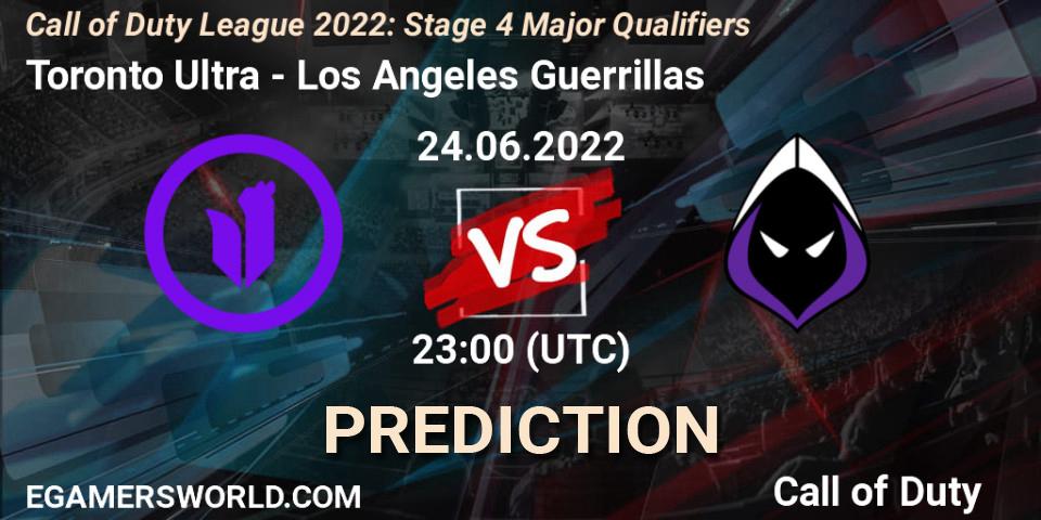 Toronto Ultra - Los Angeles Guerrillas: прогноз. 24.06.2022 at 23:00, Call of Duty, Call of Duty League 2022: Stage 4
