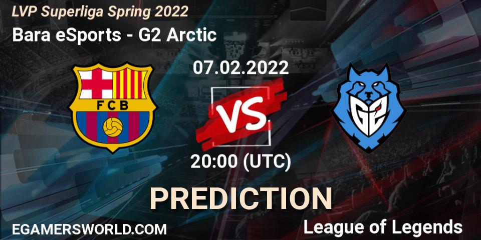 Barça eSports - G2 Arctic: прогноз. 07.02.2022 at 19:00, LoL, LVP Superliga Spring 2022