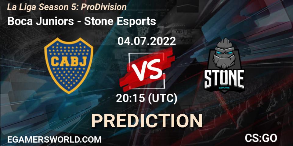 Boca Juniors - Stone Esports: прогноз. 04.07.2022 at 20:15, Counter-Strike (CS2), La Liga Season 5: Pro Division