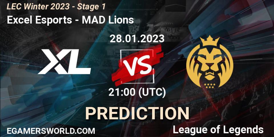 Excel Esports - MAD Lions: прогноз. 28.01.23, LoL, LEC Winter 2023 - Stage 1