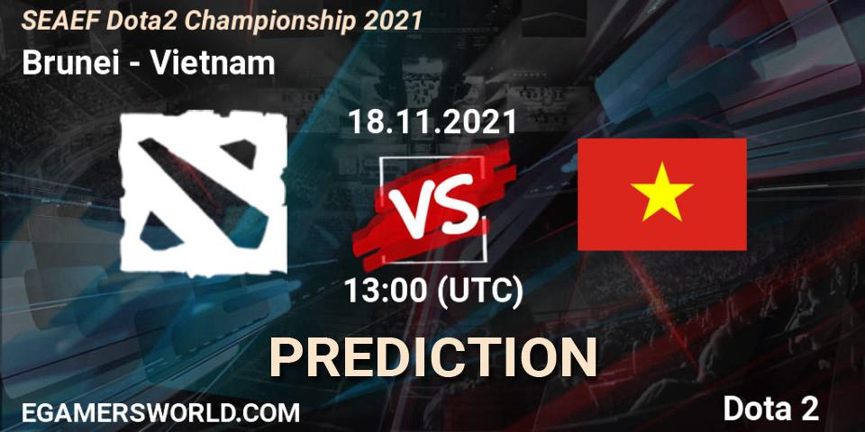 Brunei - Vietnam: прогноз. 18.11.2021 at 13:03, Dota 2, SEAEF Dota2 Championship 2021
