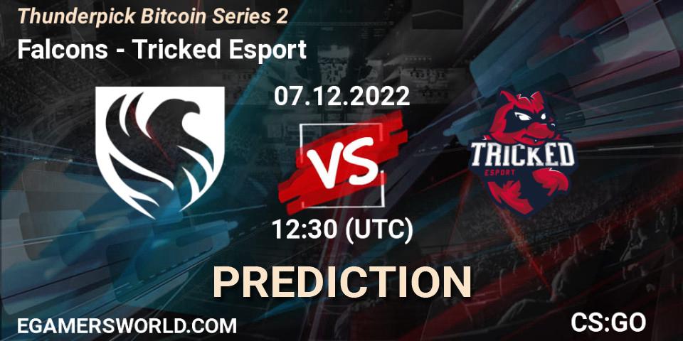 Falcons - Tricked Esport: прогноз. 07.12.22, CS2 (CS:GO), Thunderpick Bitcoin Series 2