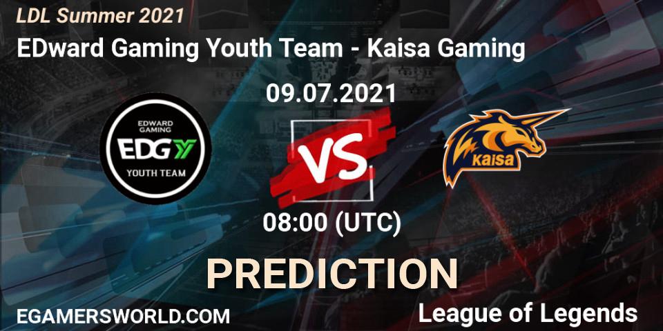 EDward Gaming Youth Team - Kaisa Gaming: прогноз. 09.07.2021 at 08:00, LoL, LDL Summer 2021