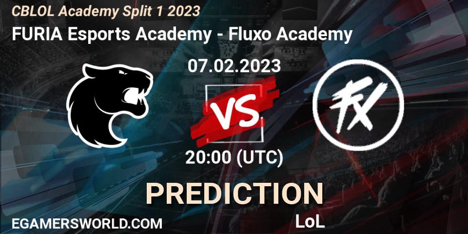 FURIA Esports Academy - Fluxo Academy: прогноз. 07.02.23, LoL, CBLOL Academy Split 1 2023