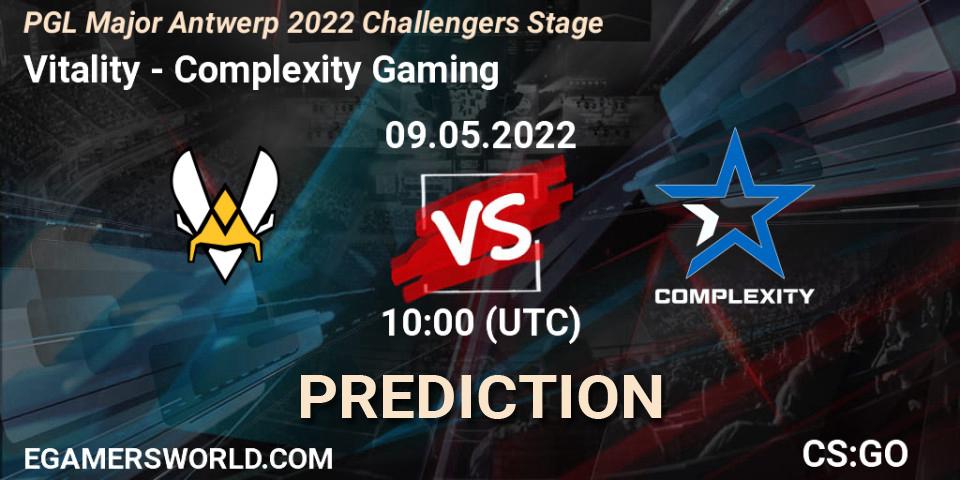 Vitality - Complexity Gaming: прогноз. 09.05.2022 at 10:00, Counter-Strike (CS2), PGL Major Antwerp 2022 Challengers Stage