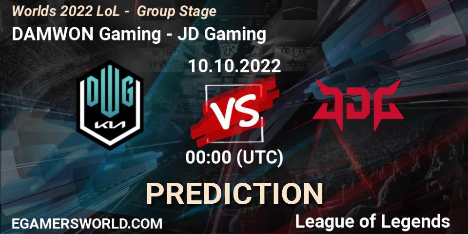 DAMWON Gaming - JD Gaming: прогноз. 09.10.2022 at 02:15, LoL, Worlds 2022 LoL - Group Stage