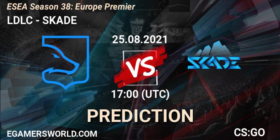 LDLC - SKADE: прогноз. 25.08.2021 at 17:00, Counter-Strike (CS2), ESEA Season 38: Europe Premier