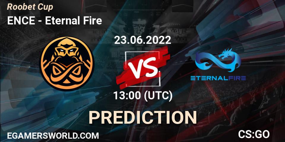 ENCE - Eternal Fire: прогноз. 23.06.2022 at 13:00, Counter-Strike (CS2), Roobet Cup