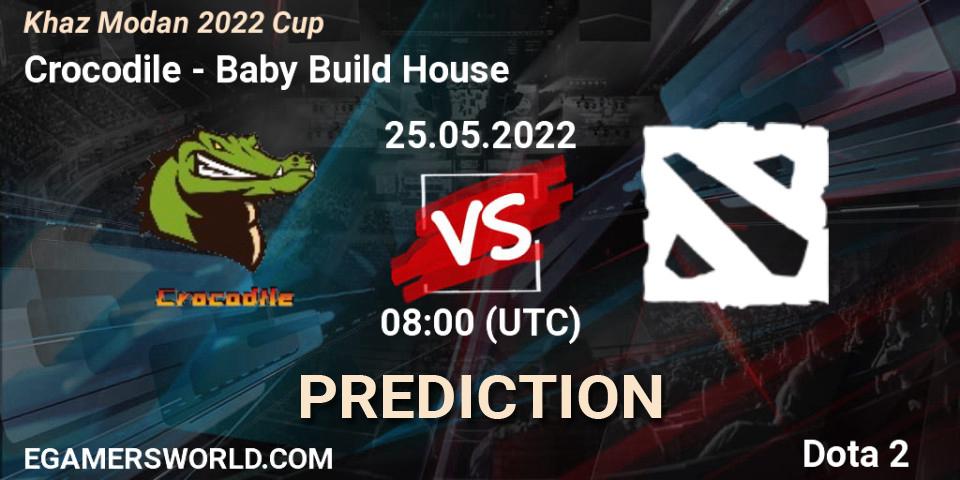 Crocodile - Baby Build House: прогноз. 25.05.2022 at 09:08, Dota 2, Khaz Modan 2022 Cup