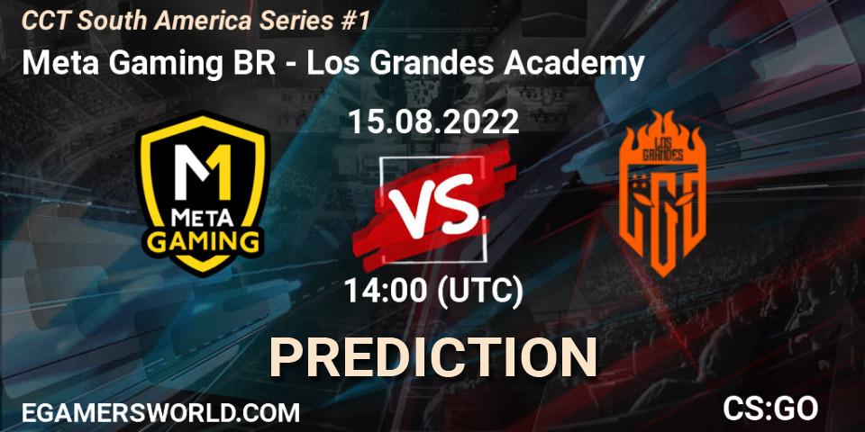 Meta Gaming BR - Los Grandes Academy: прогноз. 15.08.2022 at 14:00, Counter-Strike (CS2), CCT South America Series #1
