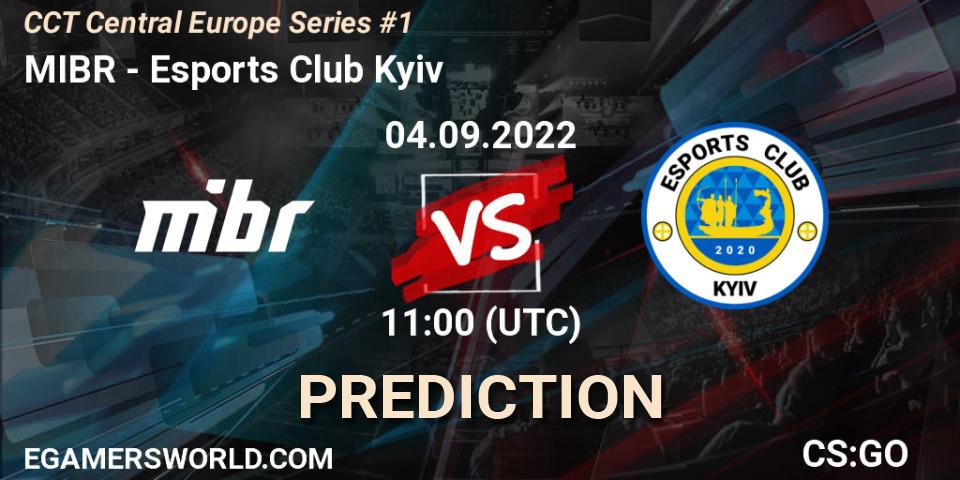 MIBR - Esports Club Kyiv: прогноз. 04.09.2022 at 11:00, Counter-Strike (CS2), CCT Central Europe Series #1
