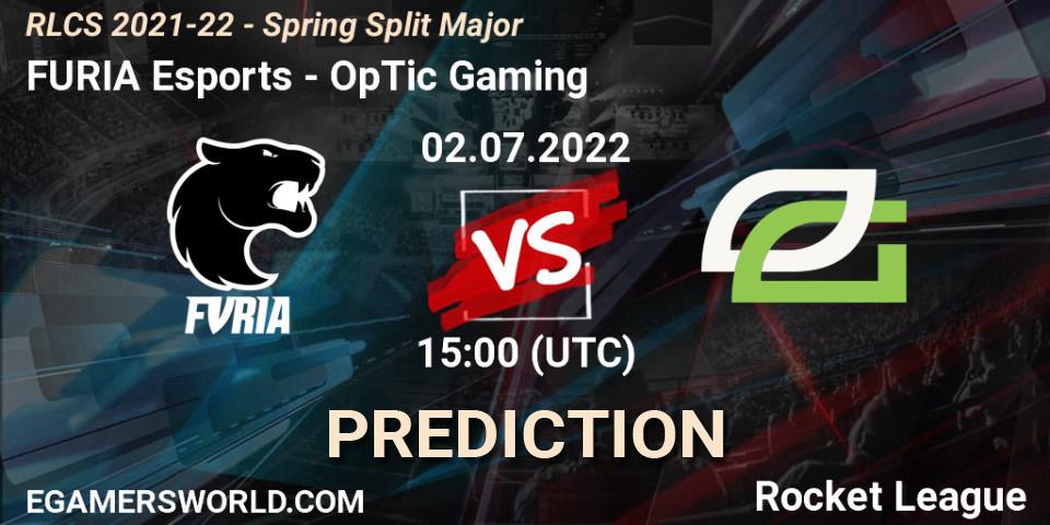 FURIA Esports - OpTic Gaming: прогноз. 02.07.22, Rocket League, RLCS 2021-22 - Spring Split Major