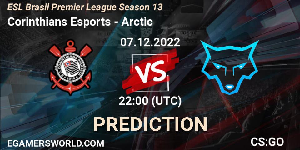 Corinthians Esports - Arctic: прогноз. 07.12.22, CS2 (CS:GO), ESL Brasil Premier League Season 13