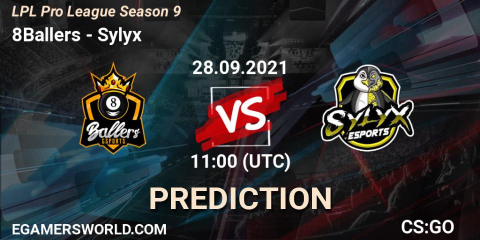 8Ballers - Sylyx: прогноз. 28.09.2021 at 10:30, Counter-Strike (CS2), LPL Pro League 2021 Season 3