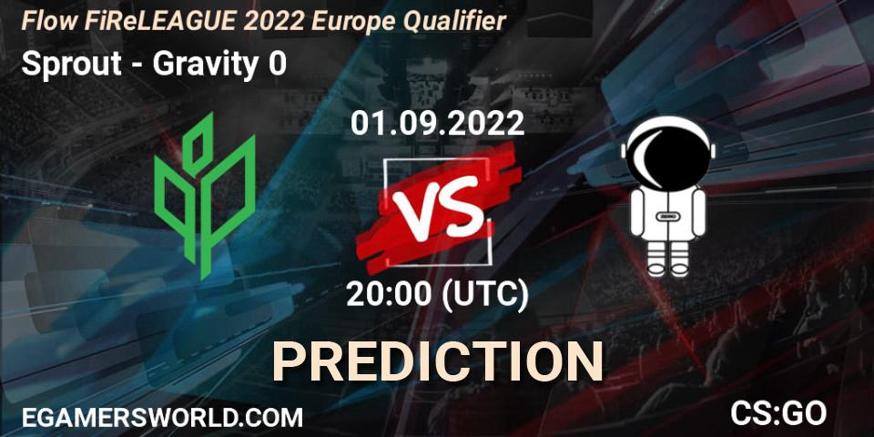 Sprout - Gravity 0: прогноз. 01.09.2022 at 19:40, Counter-Strike (CS2), Flow FiReLEAGUE 2022 Europe Qualifier