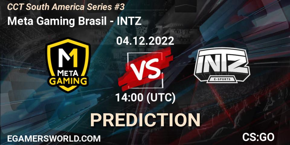 Meta Gaming Brasil - INTZ: прогноз. 04.12.2022 at 14:00, Counter-Strike (CS2), CCT South America Series #3