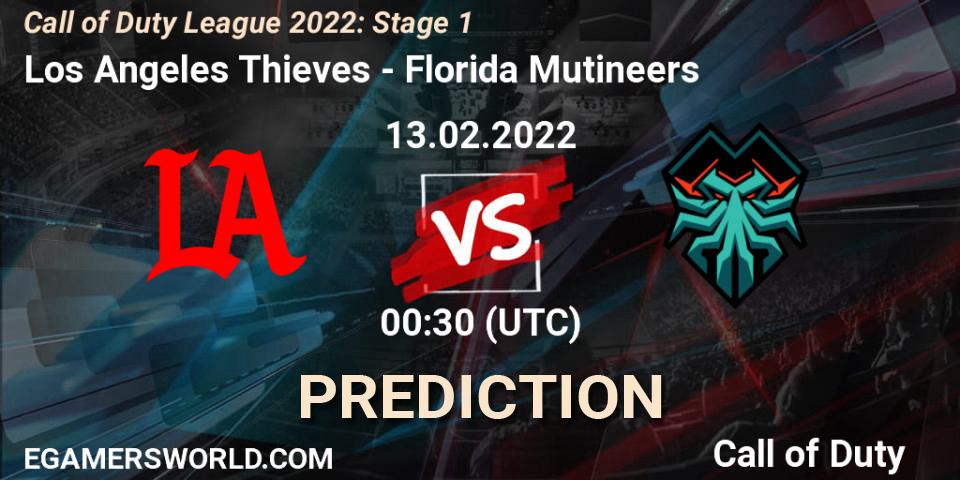 Los Angeles Thieves - Florida Mutineers: прогноз. 13.02.22, Call of Duty, Call of Duty League 2022: Stage 1