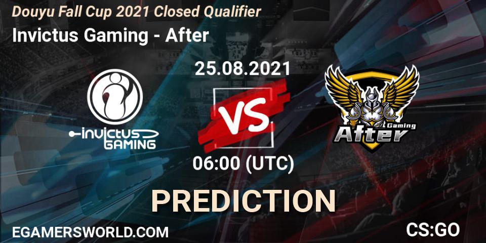 SHPL - After: прогноз. 25.08.2021 at 06:00, Counter-Strike (CS2), Douyu Fall Cup 2021 Closed Qualifier