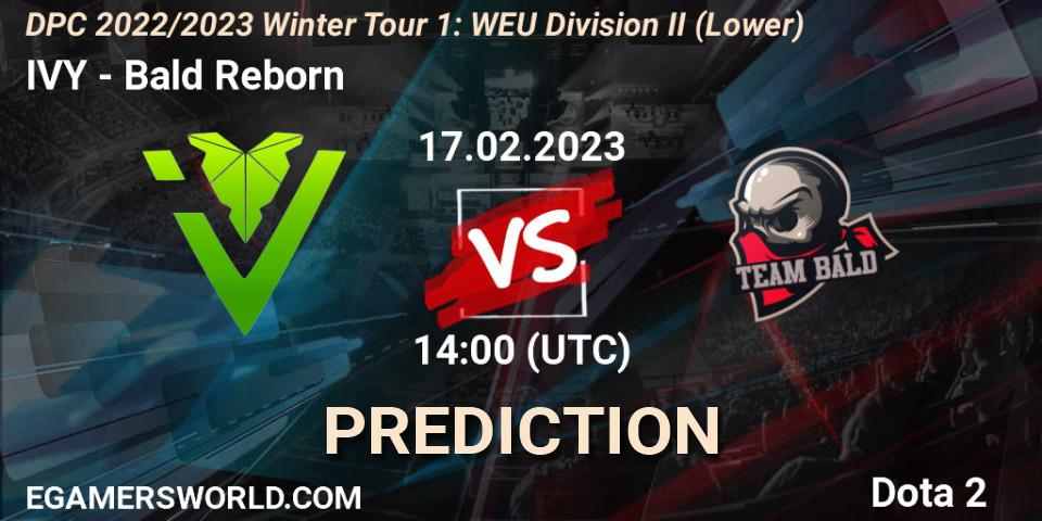 IVY - Bald Reborn: прогноз. 17.02.23, Dota 2, DPC 2022/2023 Winter Tour 1: WEU Division II (Lower)