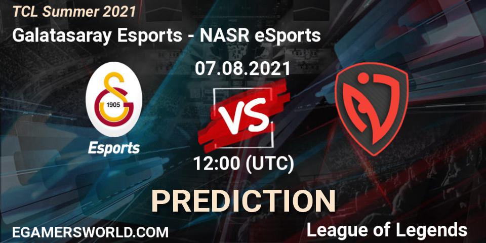 Galatasaray Esports - NASR eSports: прогноз. 07.08.2021 at 12:00, LoL, TCL Summer 2021