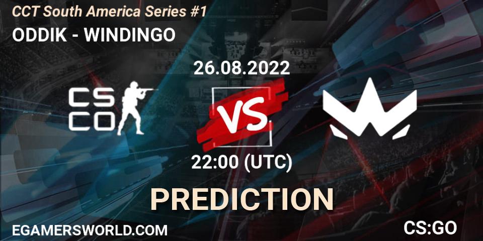 ODDIK - WINDINGO: прогноз. 27.08.22, CS2 (CS:GO), CCT South America Series #1