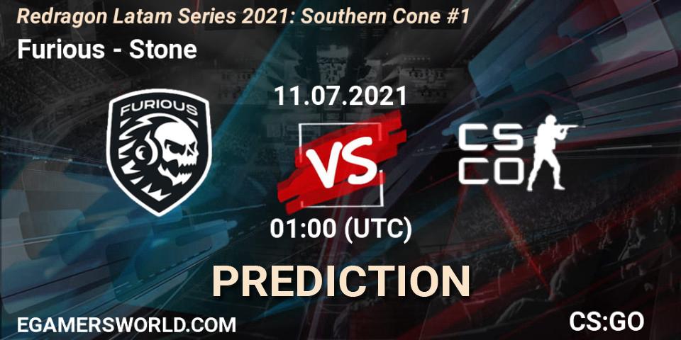 Furious - Stone Esports: прогноз. 11.07.2021 at 02:15, Counter-Strike (CS2), Redragon Latam Series 2021: Southern Cone #1