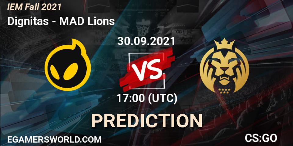 Dignitas - MAD Lions: прогноз. 30.09.2021 at 17:10, Counter-Strike (CS2), IEM Fall 2021: Europe RMR