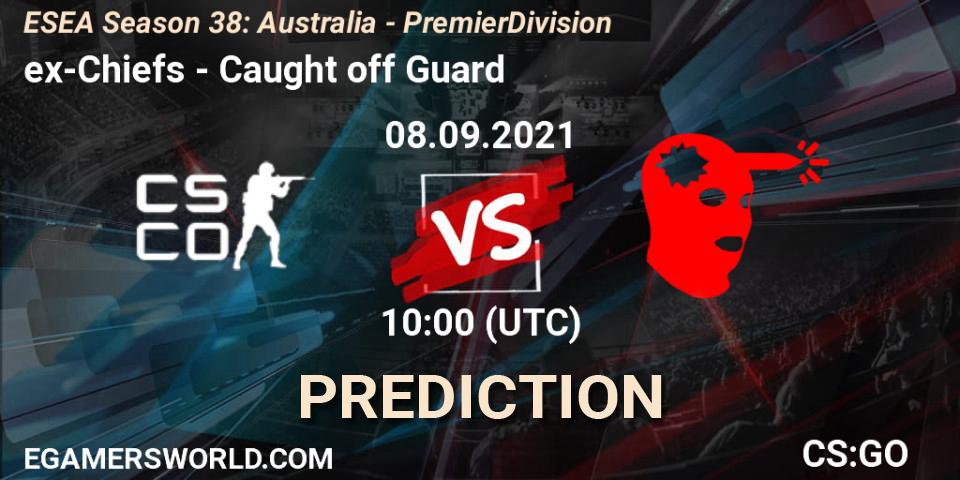 lol123 - Caught off Guard: прогноз. 08.09.2021 at 10:00, Counter-Strike (CS2), ESEA Season 38: Australia - Premier Division