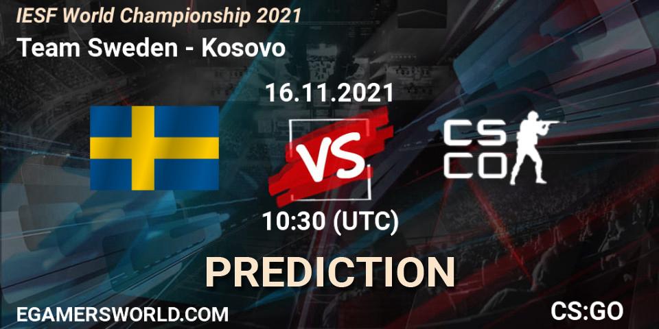 Team Sweden - Kosovo: прогноз. 16.11.21, CS2 (CS:GO), IESF World Championship 2021